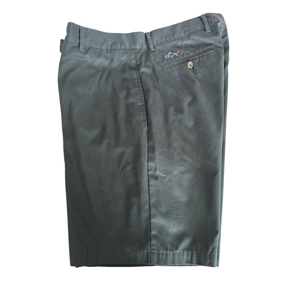 Greg Norman Shorts Mens Size 36 Black Chino Golf Lightweight